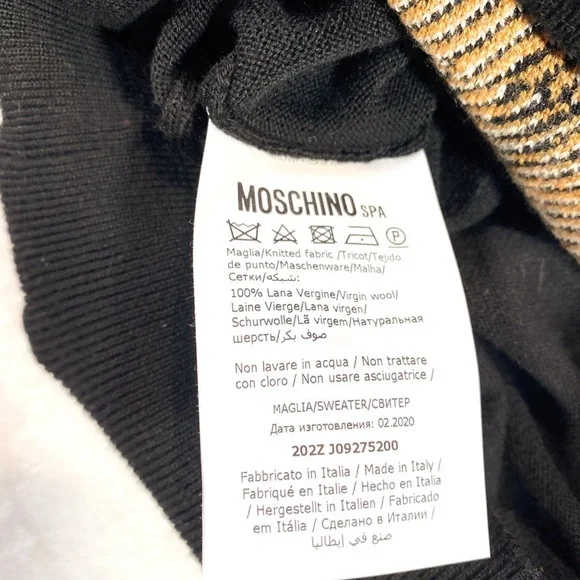 Moschino Sweater knitted Logo - Picture 5 of 9